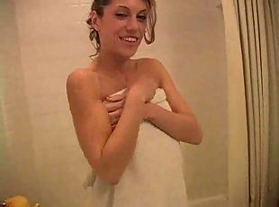 isabella in the shower